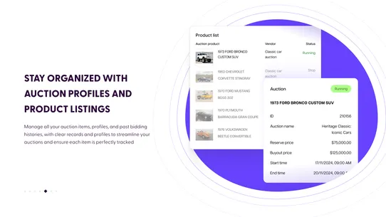 Tipo Product Auction screenshot