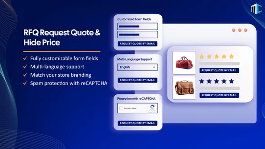 RFQ Request Quote &amp; Hide Price screenshot