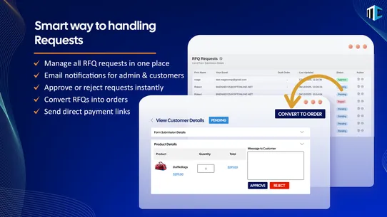 RFQ Request Quote &amp; Hide Price screenshot