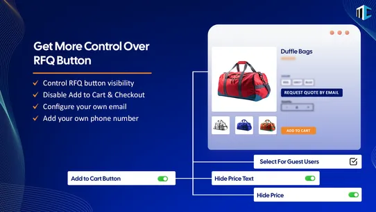RFQ Request Quote &amp; Hide Price screenshot