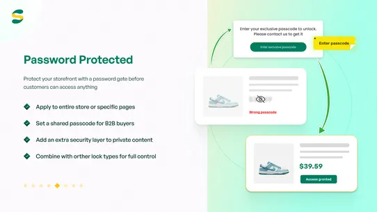 Sami B2B Lock,Password Protect screenshot