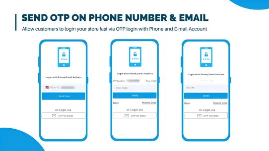 Extendons OTP Login with Phone screenshot