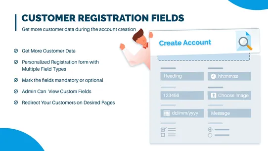 Extendons Registration Fields screenshot