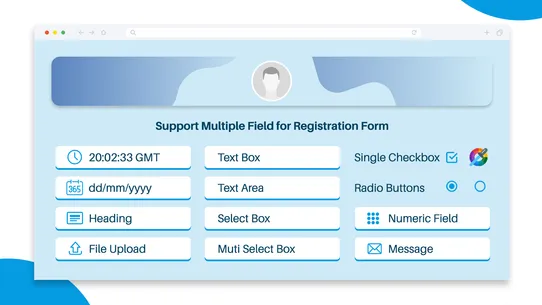 Extendons Registration Fields screenshot