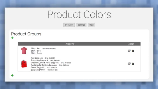 Linkify Product Colors screenshot
