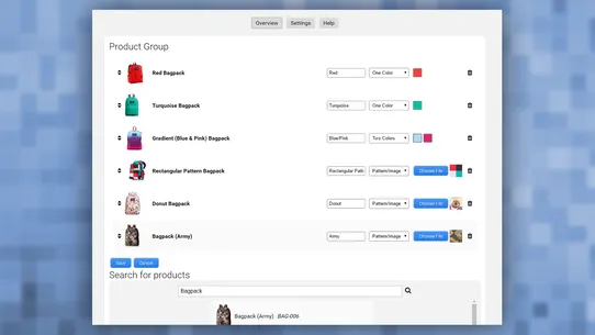 Linkify Product Colors screenshot