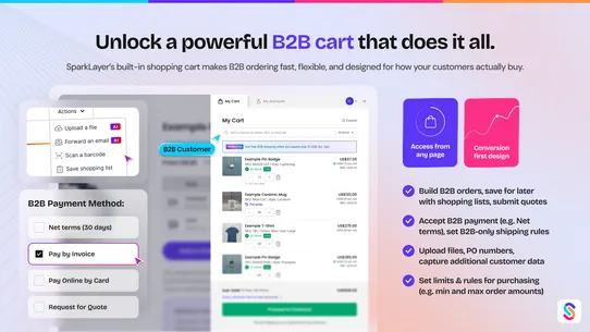 SparkLayer B2B &amp; Wholesale screenshot