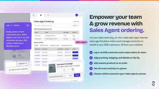 SparkLayer B2B &amp; Wholesale screenshot