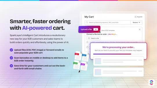SparkLayer B2B &amp; Wholesale screenshot