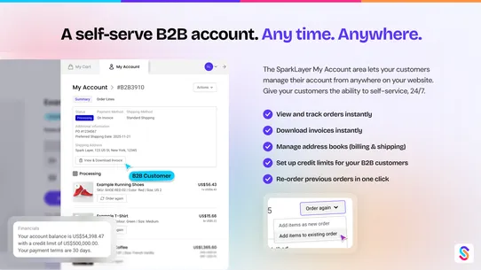 SparkLayer B2B &amp; Wholesale screenshot