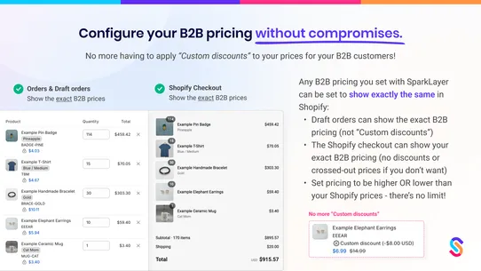 SparkLayer B2B &amp; Wholesale screenshot