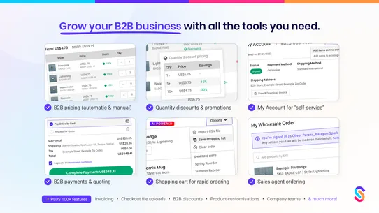 SparkLayer B2B &amp; Wholesale screenshot
