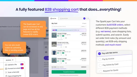 SparkLayer B2B &amp; Wholesale screenshot