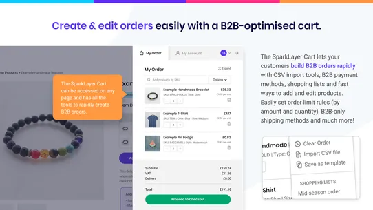 SparkLayer B2B &amp; Wholesale screenshot