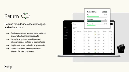 Swap Shipping &amp; Returns screenshot
