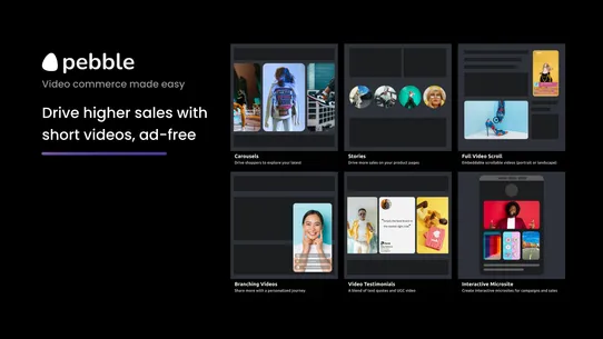 Pebble Shoppable Videos &amp; UGC screenshot