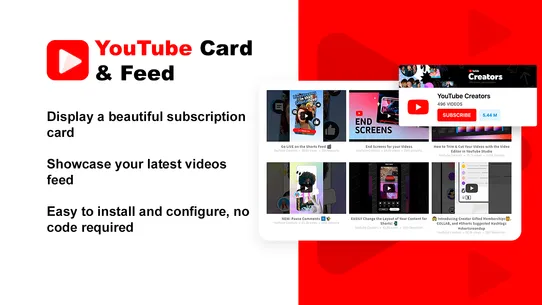 LCD | YouTube Card &amp; Feed screenshot