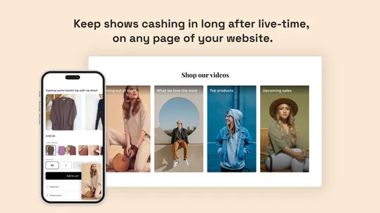 Showday Live &amp; Shoppable Video screenshot