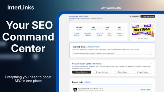 InterLinks: Auto Link Manager screenshot