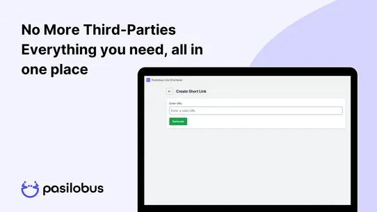 Pasilobus Link Shortener screenshot