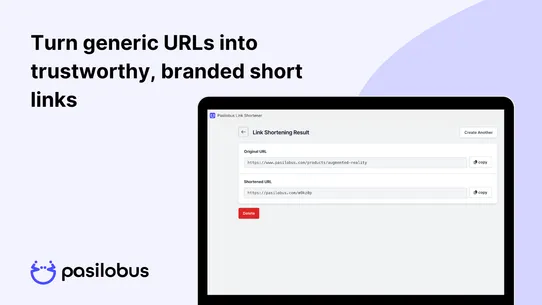 Link Shortener ‑ Pasilobus screenshot