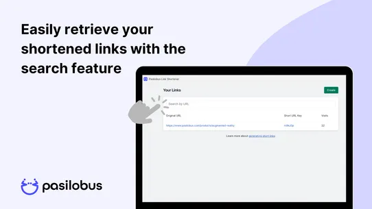 Link Shortener ‑ Pasilobus screenshot