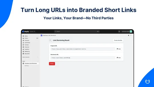 Link Shortener ‑ Pasilobus screenshot
