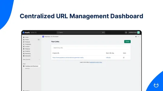 Link Shortener ‑ Pasilobus screenshot