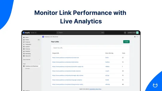 Link Shortener ‑ Pasilobus screenshot