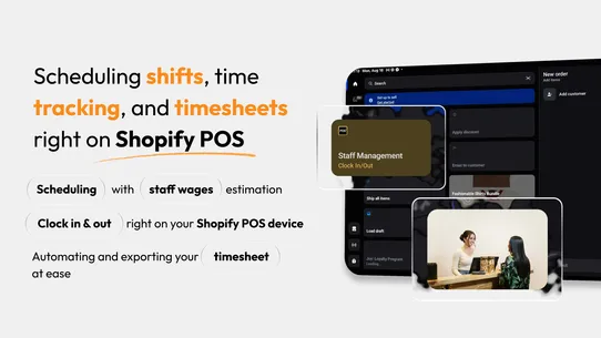 S POS: Staff Time Tracking screenshot
