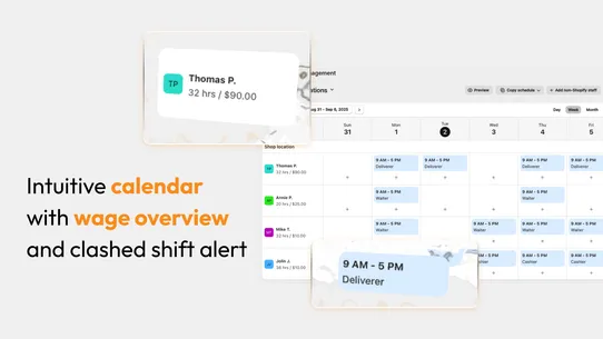 S POS: Staff Time Tracking screenshot