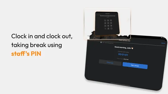 S POS: Staff Time Tracking screenshot