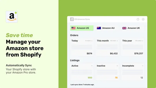CS Amazon Product Sync screenshot