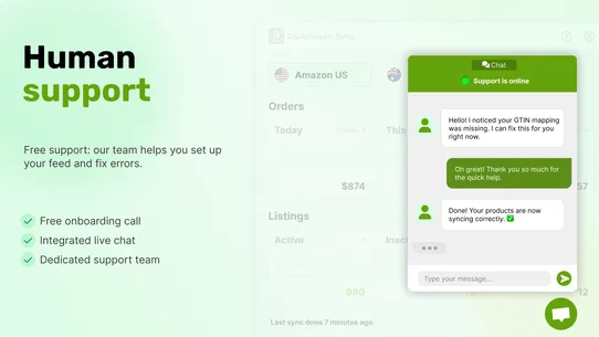 CS Amazon Integration &amp; Sync screenshot