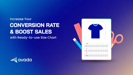 Avada Size Chart &amp; Size Guide screenshot