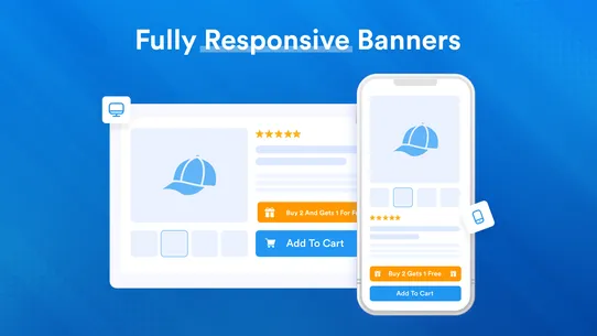 Product Page Banners &amp; Text screenshot