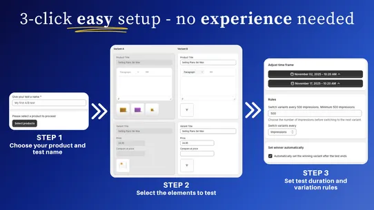 Falcon AB Test Split Test CRO! screenshot