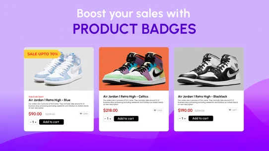 Product Badges &amp; Labels Pro screenshot