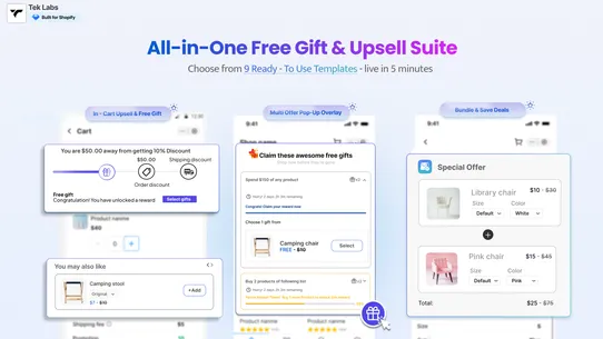 TL: Auto add to cart Free Gift screenshot