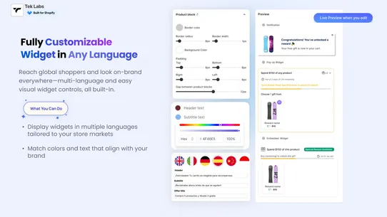 TL: Auto add to cart Free Gift screenshot