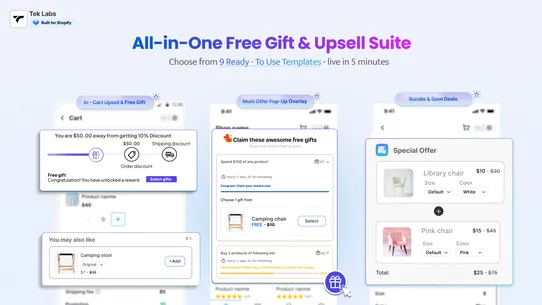 TL: Auto add to cart Free Gift screenshot