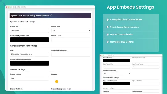 Qe Quick View + Announcement screenshot