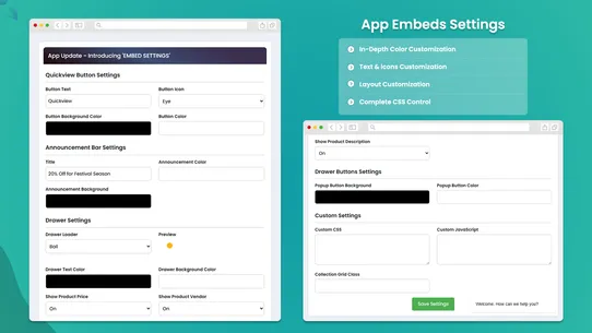Qe Quick View + Announcement screenshot