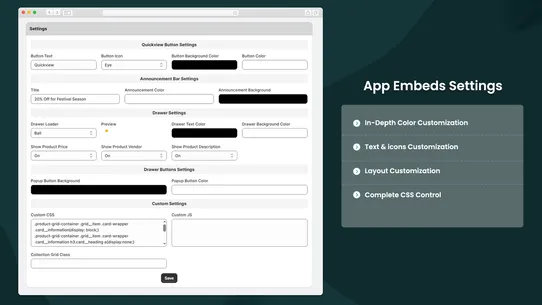 Qe Quick View + Announcement screenshot