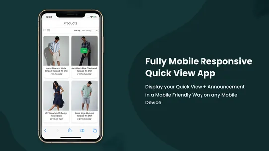Qe Quick View + Announcement screenshot