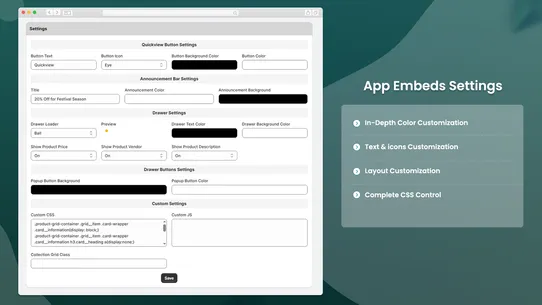Qe Quick View + Announcement screenshot