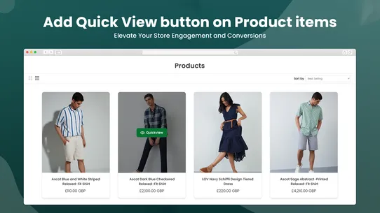 Qe Quick View + Announcement screenshot