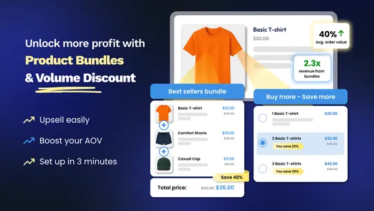 Saleup Bundle, Volume Discount screenshot