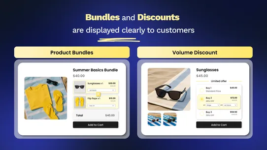 Saleup Bundle, Volume Discount screenshot