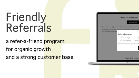Friendly Referrals screenshot